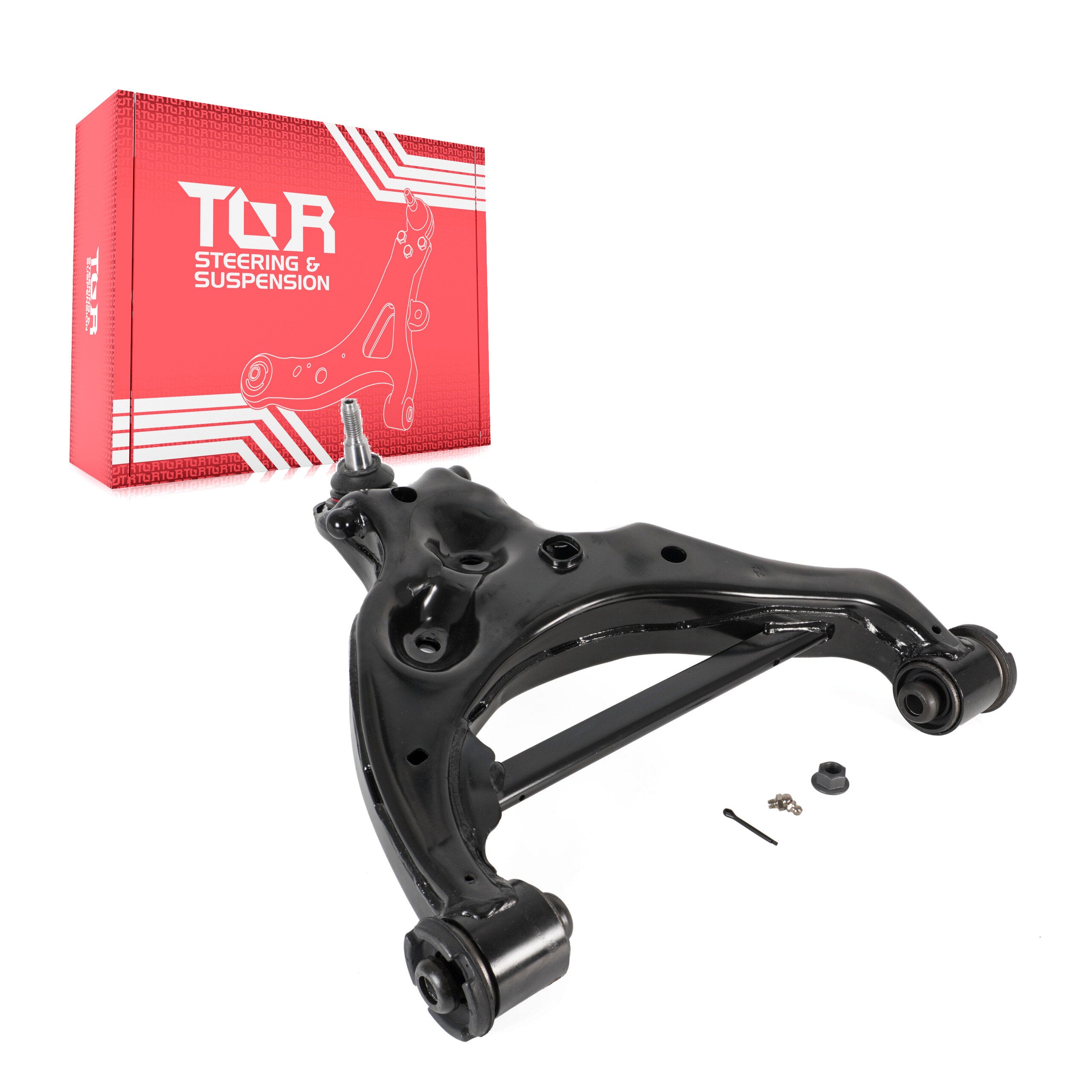 TOR TOR-CK643168 Suspension Control Arm and Ball Joint Assembly for 2015-2024 Ford Expedition, Ford F-150, Lincoln Navigator - Front Right Lower