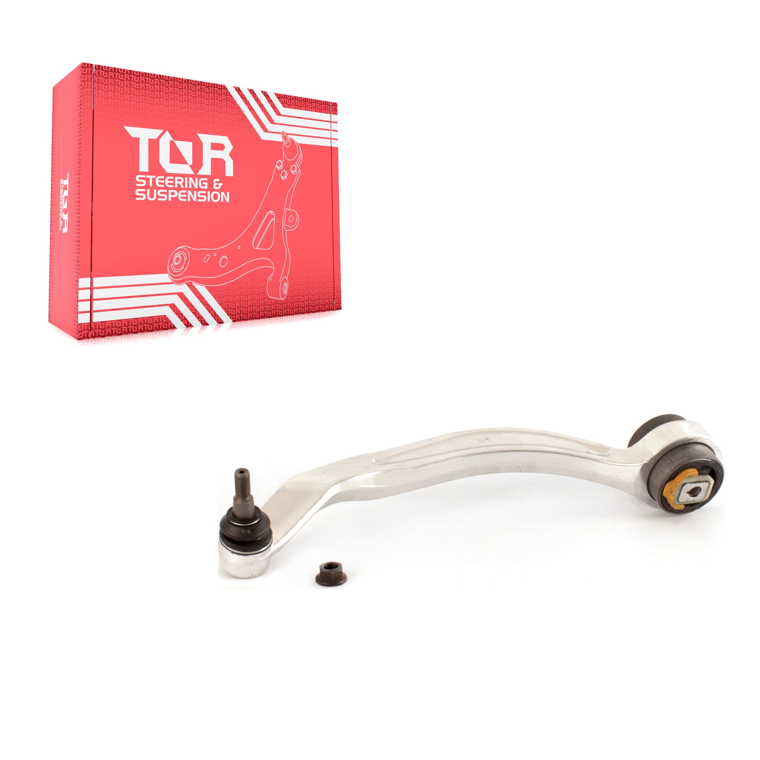 TOR TOR-CK80562 Suspension Control Arm and Ball Joint Assembly for 1996-2009 Audi S4, Audi RS4, Audi A4 - Front Left Lower Rearward