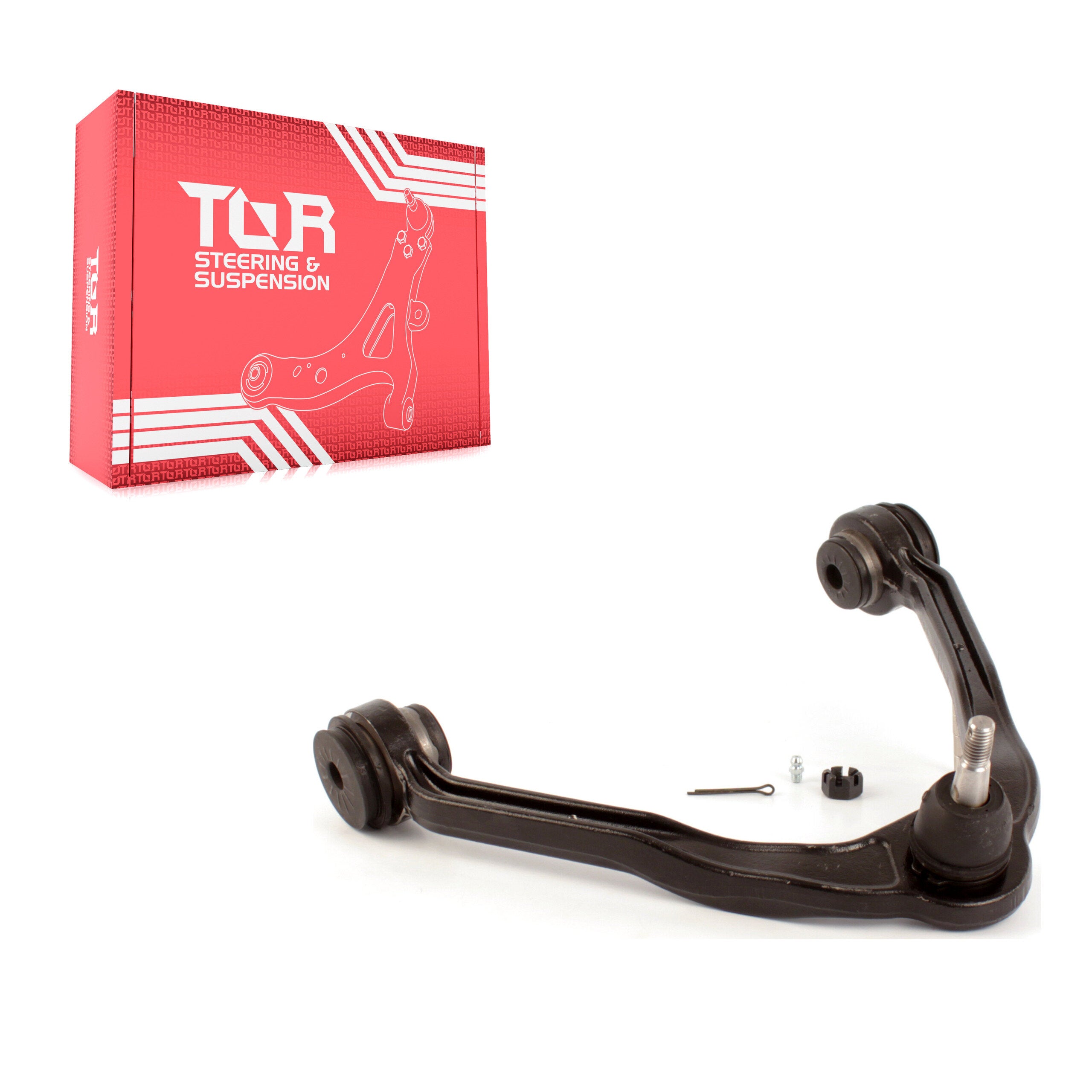 TOR TOR-CK80826 Suspension Control Arm and Ball Joint Assembly for 1999-2014 Chevrolet Silverado 1500 Classic, GMC Sierra 1500 Classic, Cadillac Escalade ESV - Front Upper