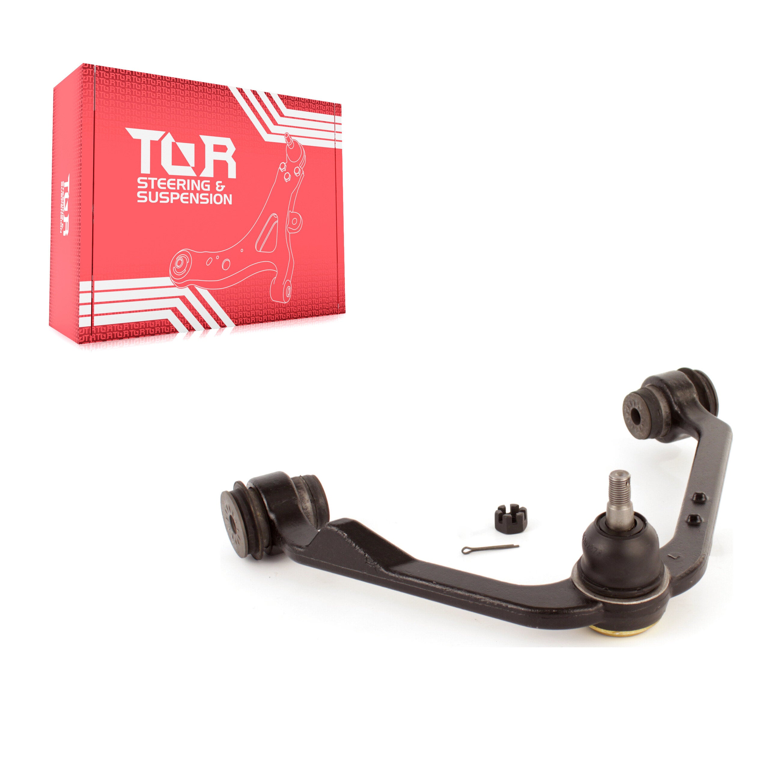 TOR TOR-CK8726T Suspension Control Arm and Ball Joint Assembly for 1997-2004 Ford F-150 Heritage, Lincoln Blackwood, Ford F-250 - Front Left Upper