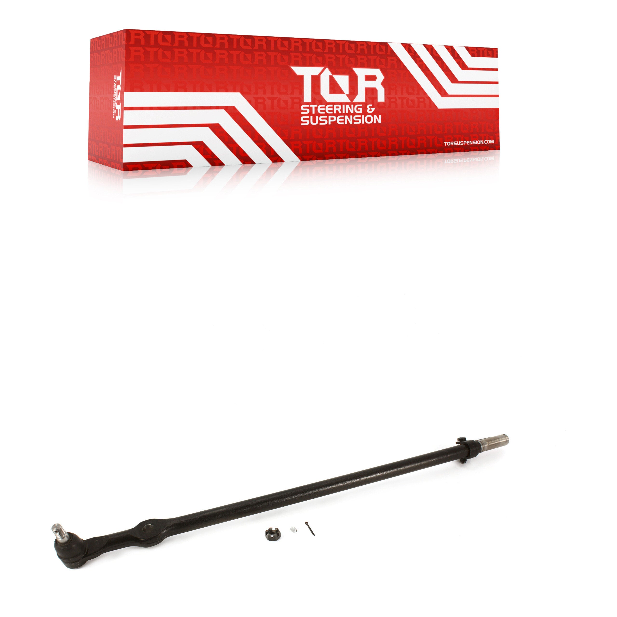 TOR TOR-DS300039 Steering Drag Link for 2011-2016 Ford F-350 Super Duty, Ford F-450 Super Duty, Ford F-550 Super Duty - At Pitman Arm