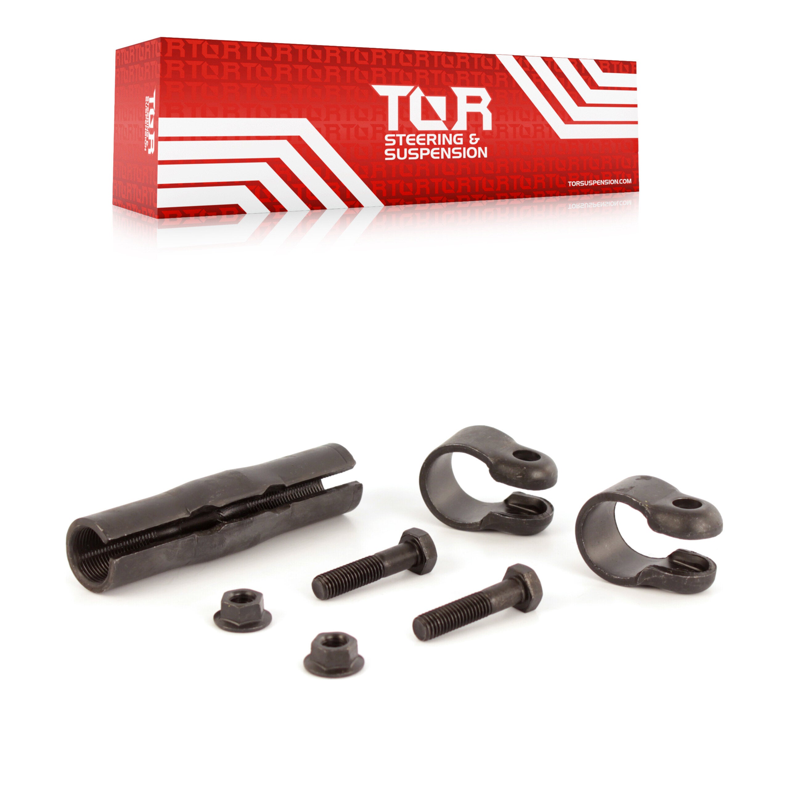 TOR TOR-ES2079S Steering Tie Rod End Adjusting Sleeve for 1980-2007 Ford E-150, Ford E-150 Club Wagon, Ford E-250 - Front, Front Left, Left