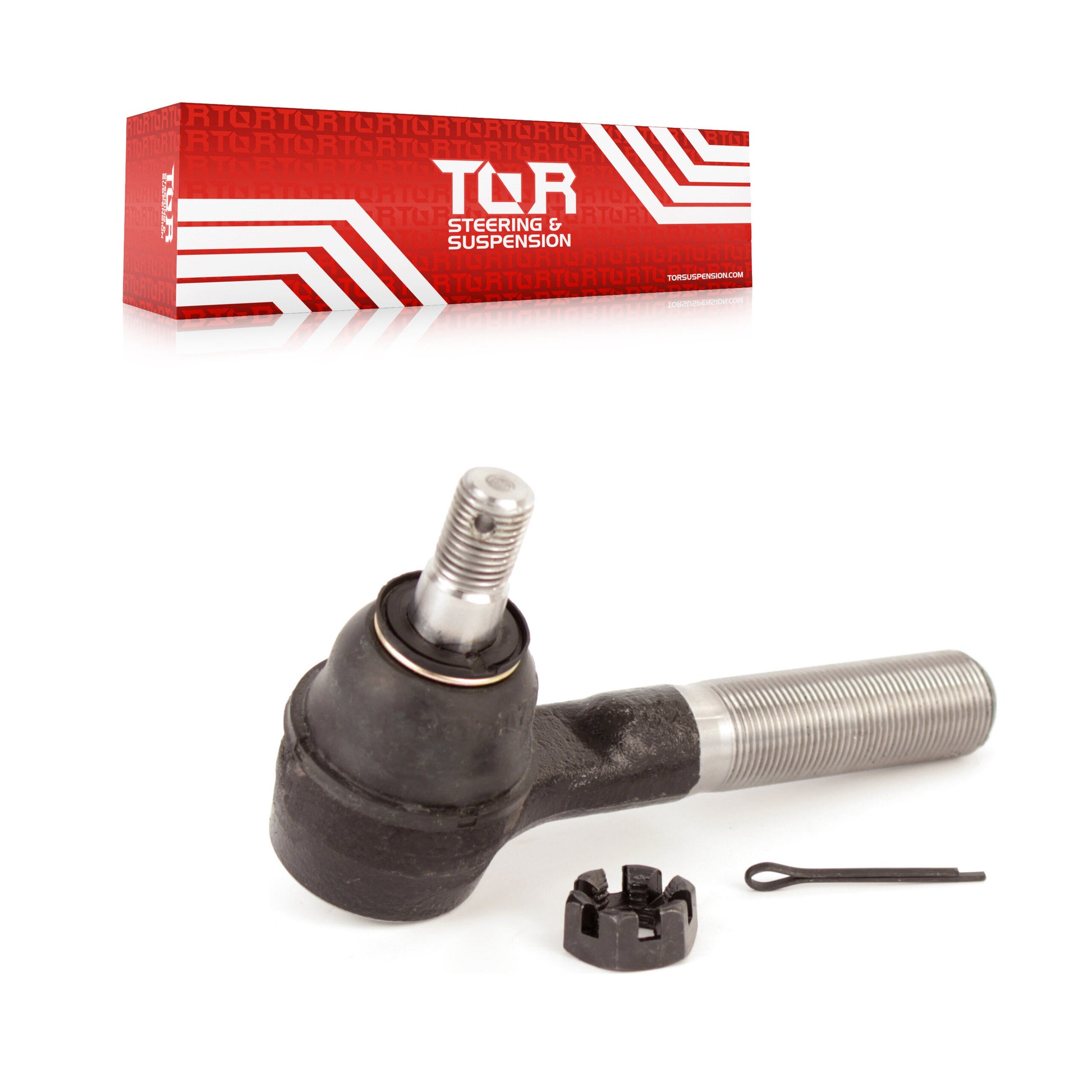 TOR TOR-ES3342R Steering Tie Rod End for 1980-2006 Ford E-150, Ford E-150 Club Wagon, Ford F-250 HD - Front Right Outer