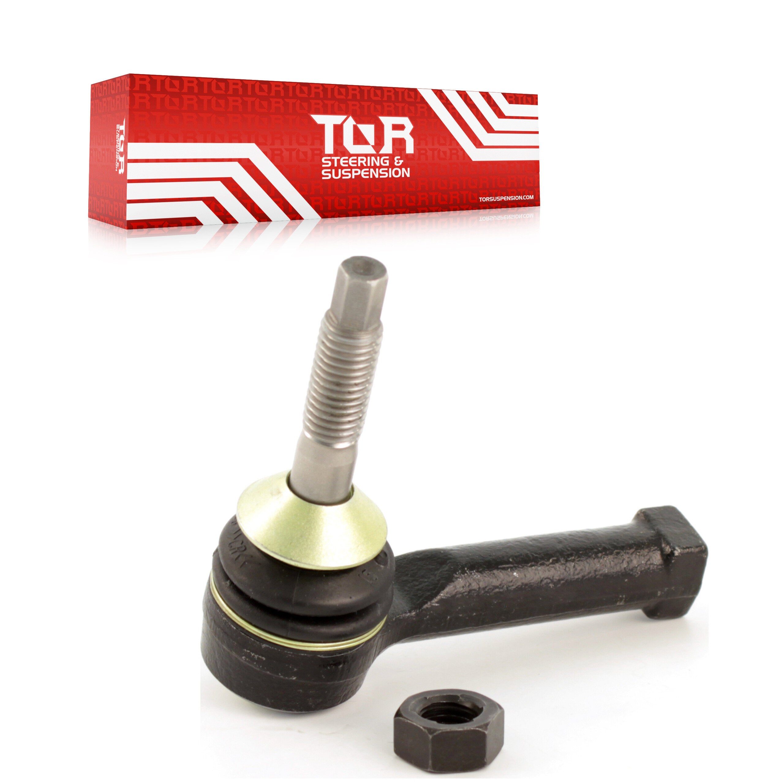 TOR TOR-ES800222 Steering Tie Rod End for 2005-2020 Ford Police Responder Hybrid, Ford SSV Plug-In Hybrid, Lincoln MKT - Front Outer
