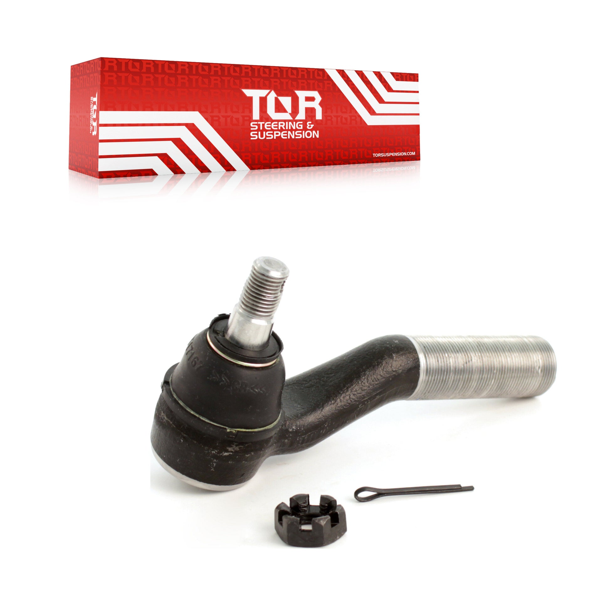 TOR TOR-ES800401 Steering Tie Rod End for 1992-2025 Ford E-350 Super Duty, Ford E-450 Super Duty, Ford E-150 - Front Right Outer