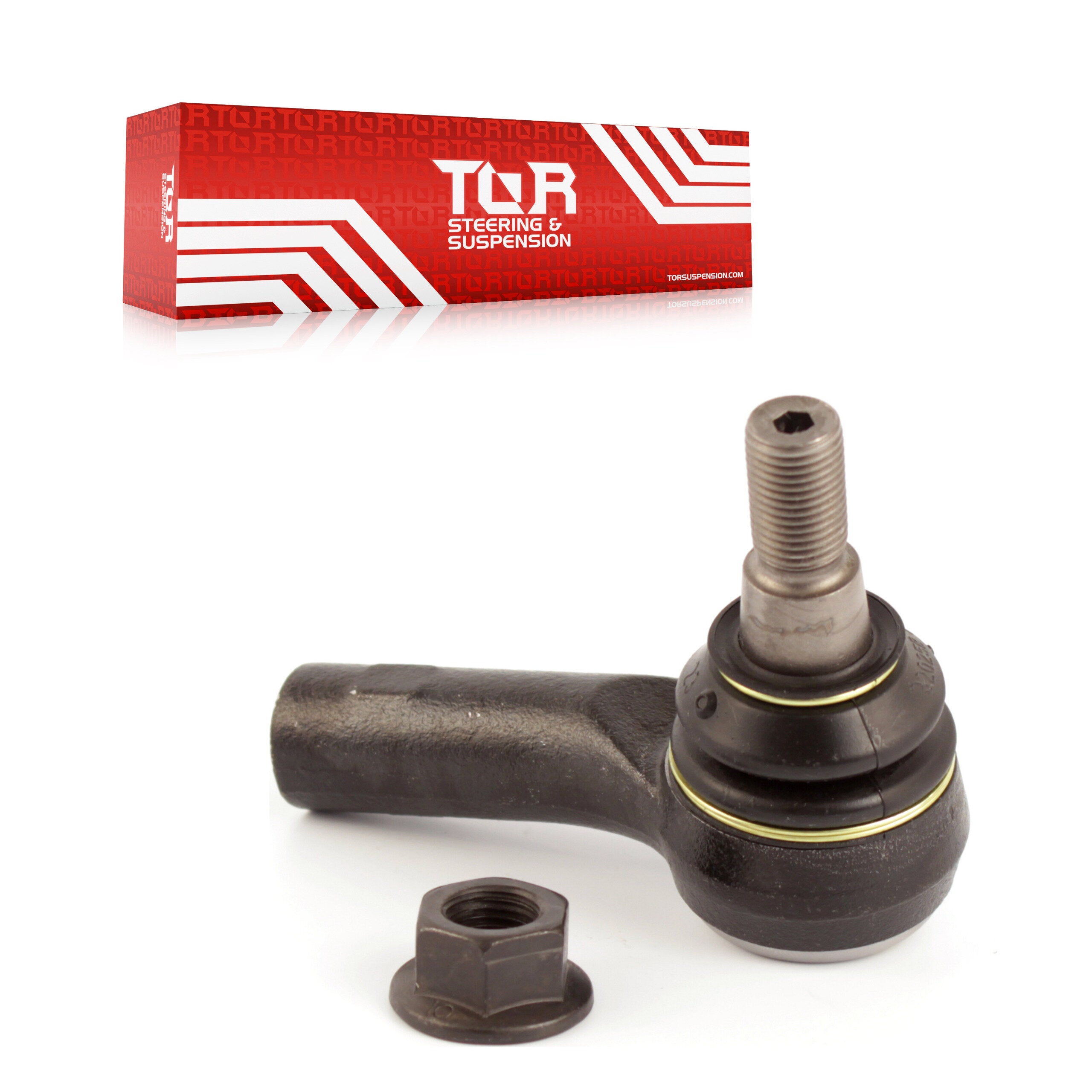 TOR TOR-ES800655 Steering Tie Rod End for 2003-2018 Porsche Cayenne, Audi Q7, Volkswagen Touareg - Front Left Outer