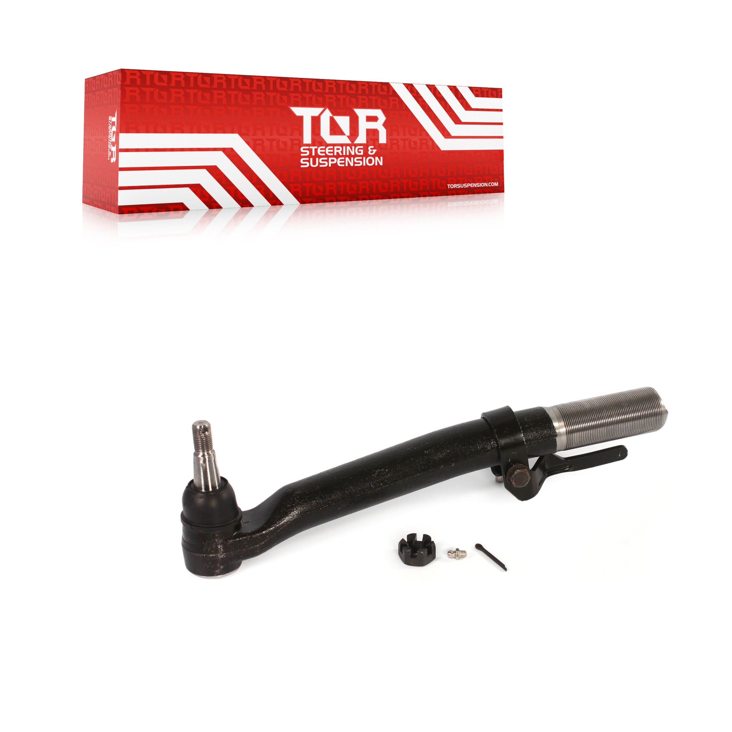 TOR TOR-ES800881 Steering Tie Rod End for 2005-2024 Ford F-600 Super Duty, Ford F-250 Super Duty, Ford F-350 Super Duty - Front Left Outer