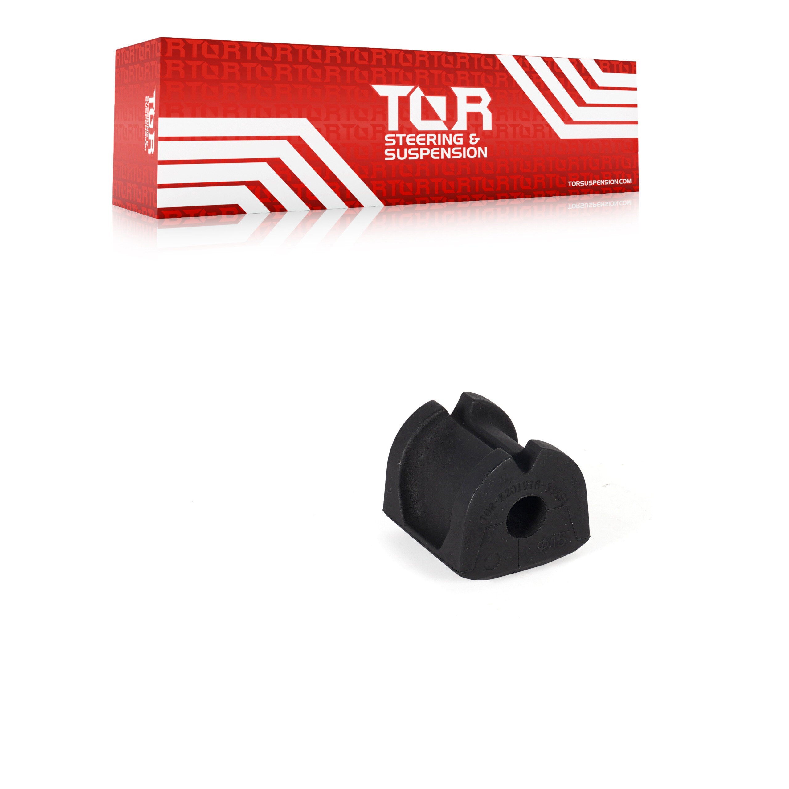 TOR TOR-K201916 Suspension Stabilizer Bar Bushing for 2008-2019 Subaru Crosstrek, Subaru XV Crosstrek, Subaru Outback - Rear To Frame