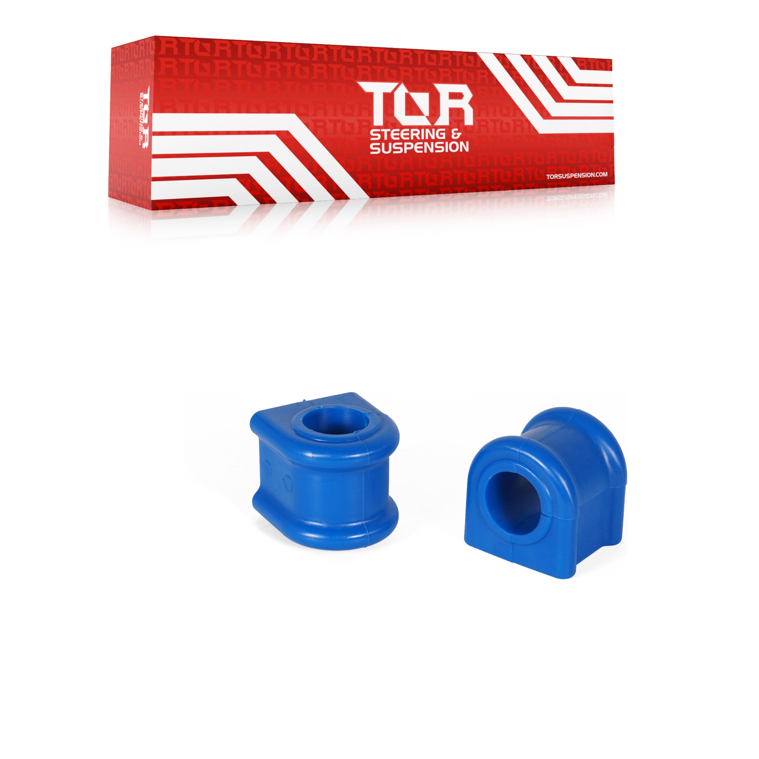 TOR TOR-K7466 Suspension Stabilizer Bar Bushing Kit for 2000-2018 Jeep Wrangler JK, Ram 2500, Ram 3500 - Front To Frame